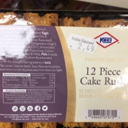 12 piece cake rusk 