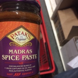 Patak’s madras spice paste 283g