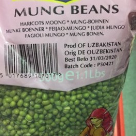 Mung beans 500g