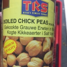 Boiled chick peas in salted water 400g