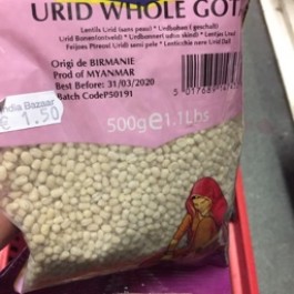 Urid wheat gota 500g