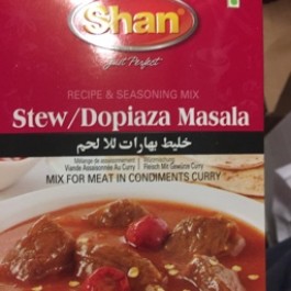 Shan stew/dopiaza masala mix 50g