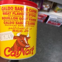 Caldo sabor carne halal 200g
