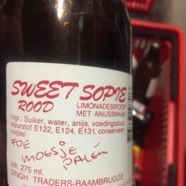 Sweet sopie rood limonadesirop 275ml