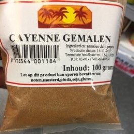 Cayenne gemalen 100g