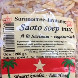 Surinaamse-javaanse Saoto soep mix 200g 