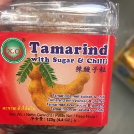 Tamarind with sugar & chilli 125g