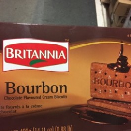 Bourbon chocolate flavoured cream biscuits 400g