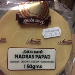 Madras papad 150g