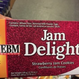 Jam delight strawberry cokkies 105g