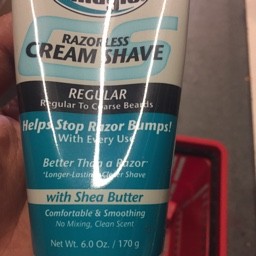 Razorless cream shave 170g