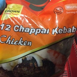 12 chappal kebabs chicken 700g