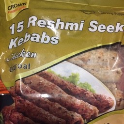 15 Reshmi seekh kebabs chicken charcoal 900g