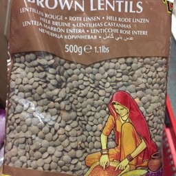 Brown lentiles 500g