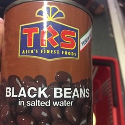 Black beans in salted water 400g
