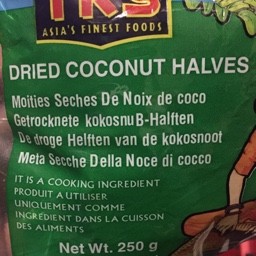 Dried coconut halves 250g