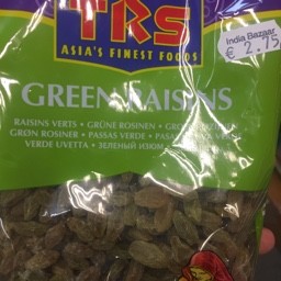 Green raisins 250g