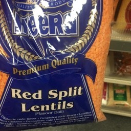 Red split lentils 2kg