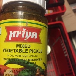 Priya mixed vegetable pickle 300g