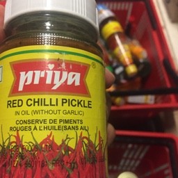 Priya red chilli pickle 300g