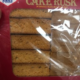 Cake Rusk 26 baked cake bars 