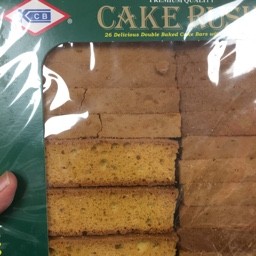 Cake rusk 26 bars with fennel seeds 