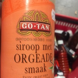 Go-tan siroop met orgeade smaak 500ml
