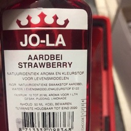 Jo-La aardbei strawberry 20ml