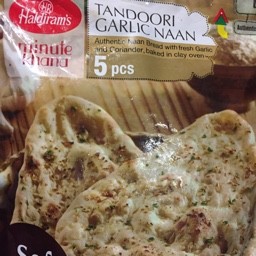 Tandoori garlic naan 5pcs 400g